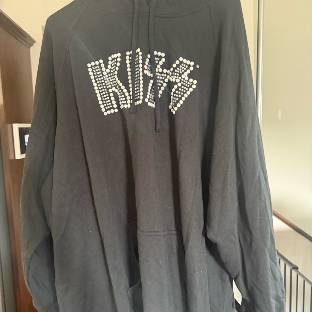 torrid Black Studded Logo Hoodie